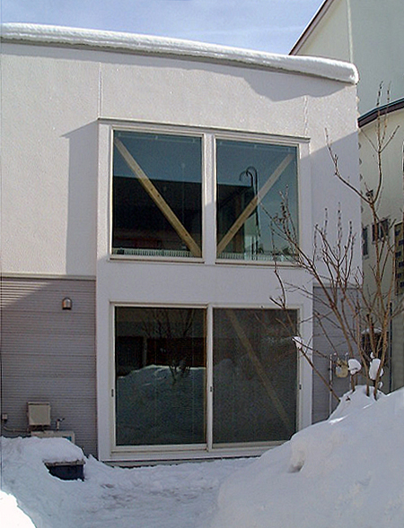 Double Skin House 外観庭側写真